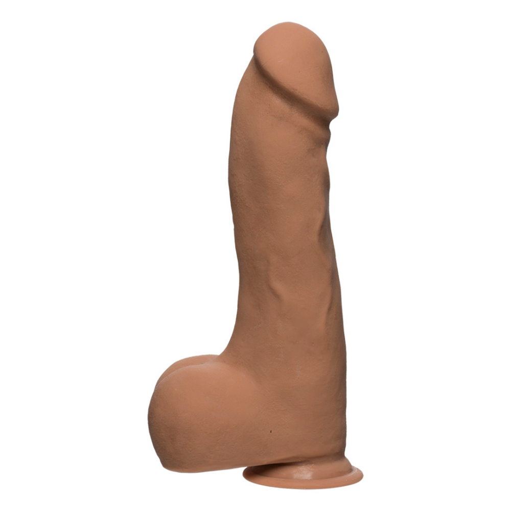 Doc Johnson Master D - Realistic ULTRASKYN Dildo met Ballen - 10 / 25 cm