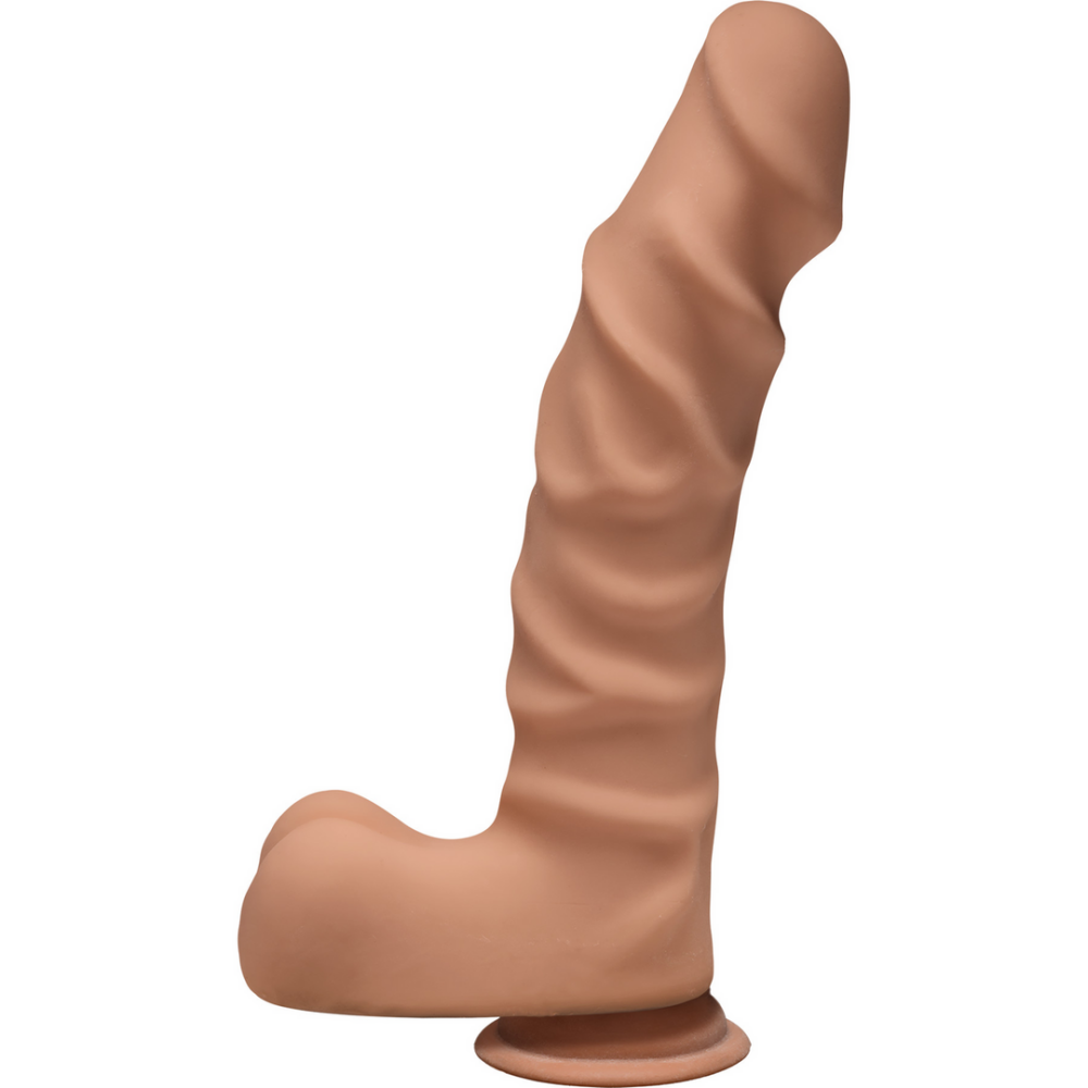Doc Johnson Ragin' D - Realistic ULTRASKYN Dildo met Ballen - 9 / 22 cm afbeelding