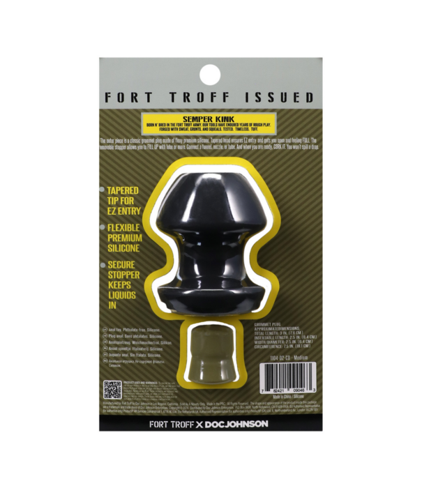 Doc Johnson Kum Keeper - Medium - Zwart