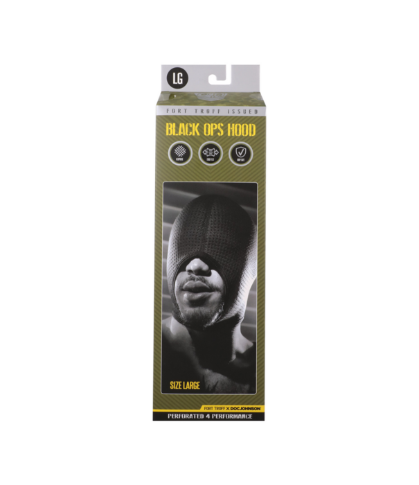Doc Johnson Black Ops Hoodie - Groot - Zwart