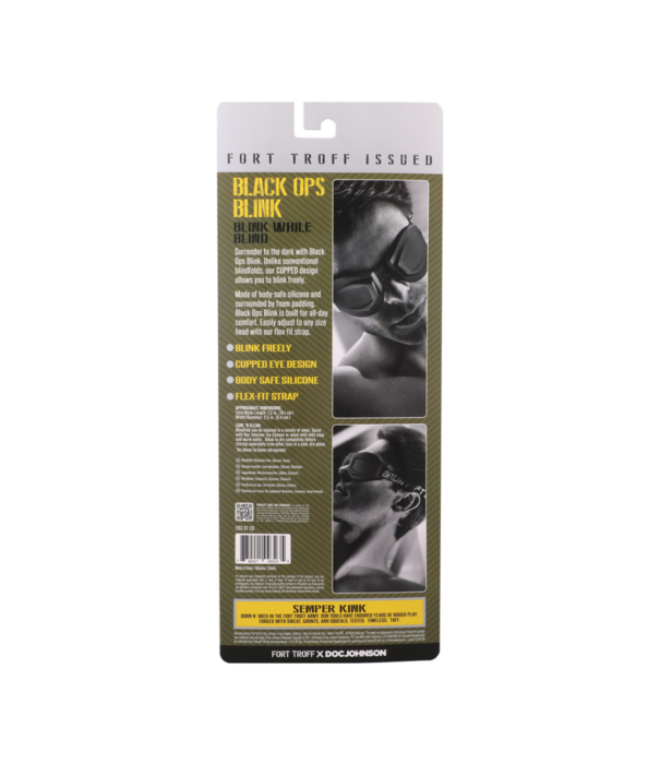 Doc Johnson Black Ops Blink - Blinddoek - Zwart