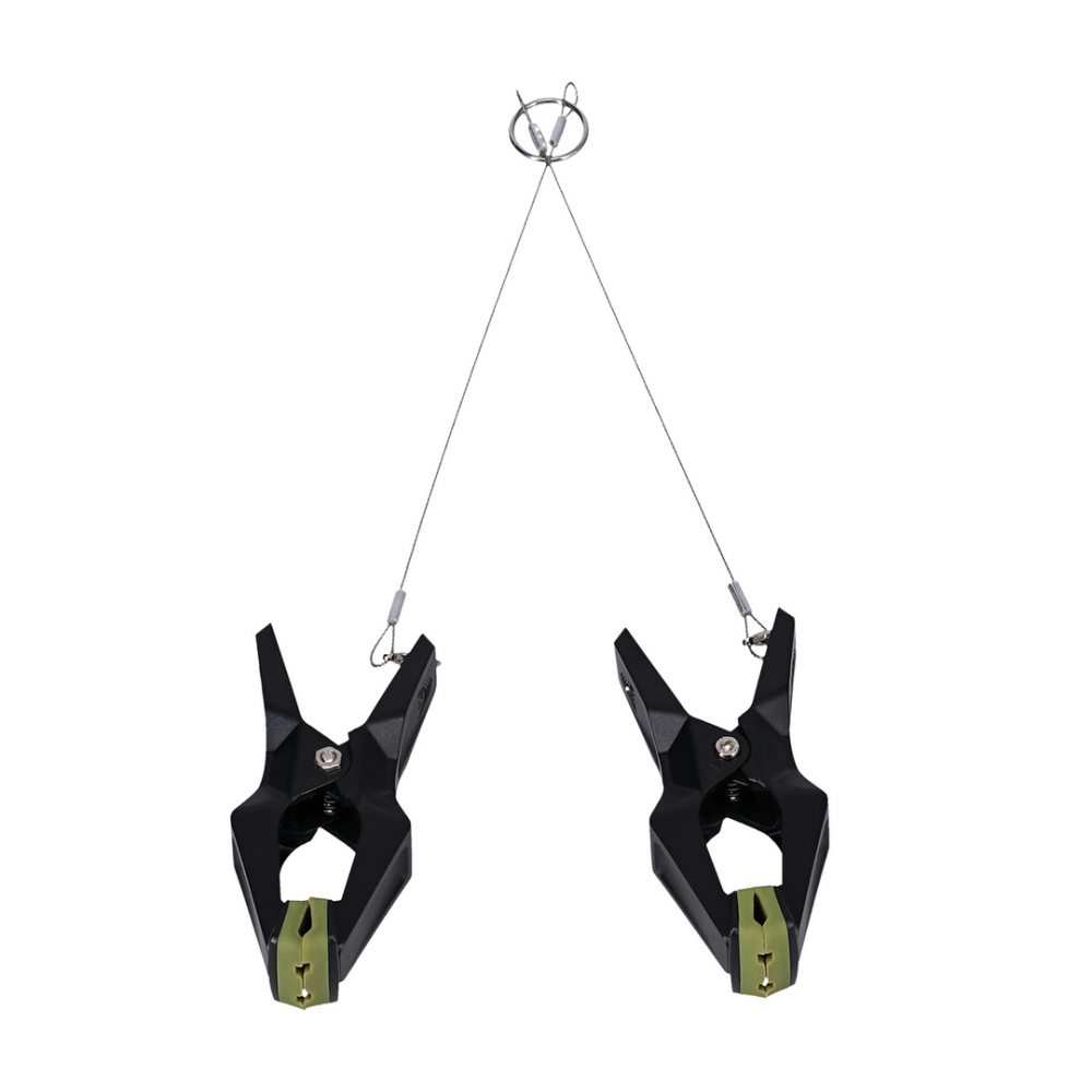 Doc Johnson Hardwire Hangers - Zwart/Groen afbeelding