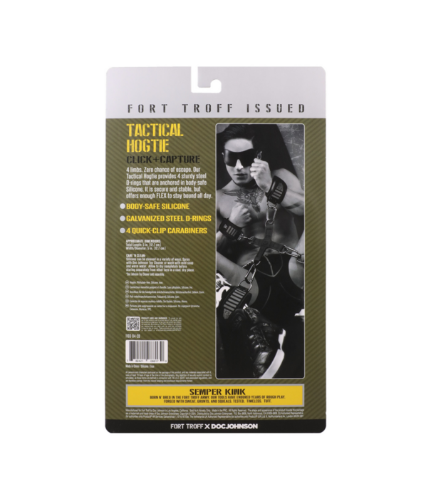 Doc Johnson Tactische Hogtie - Zwart