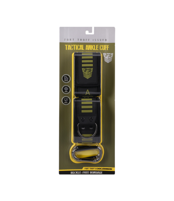 Doc Johnson Tactische Enkelboeien - Zwart/Groen