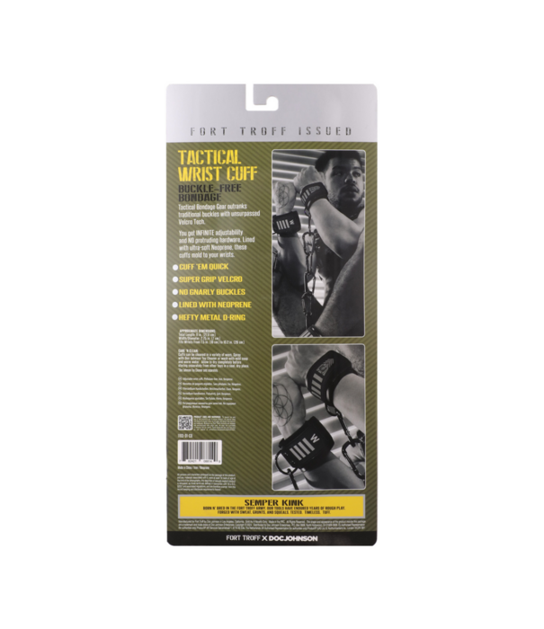 Doc Johnson Tactische Polsboeien - Zwart/Groen
