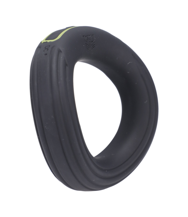 Doc Johnson Rev Cock Throbber - Vibrerende Cockring - Groot - Zwart