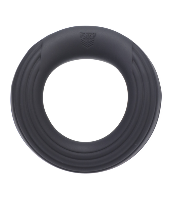 Doc Johnson Rev Cock Throbber - Vibrerende Cockring - Zwart