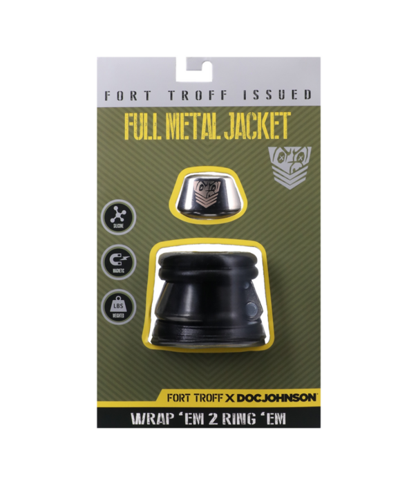 Doc Johnson Volledige Metalen Jacket - Zwart