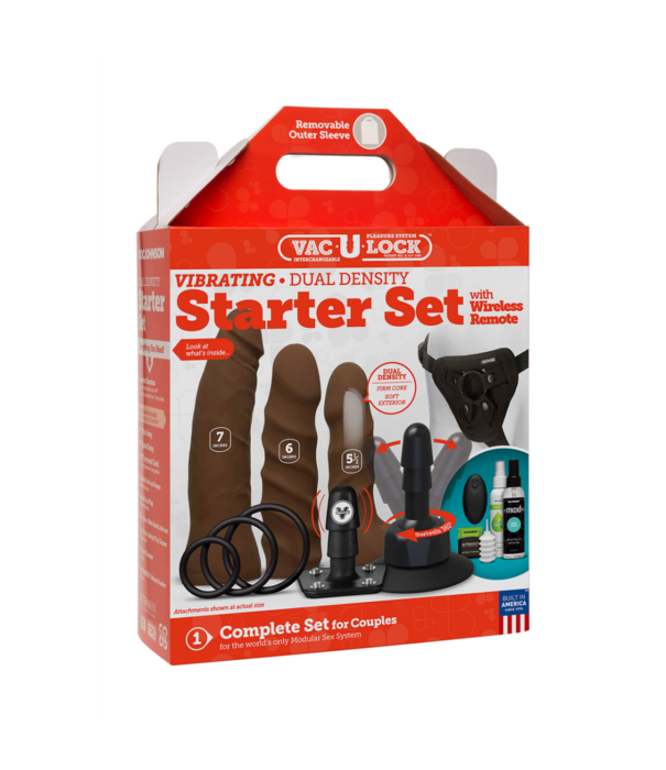 Doc Johnson Vibrerende Dual Density ULTRASKYN Speelgoed Set + Afstandsbediening