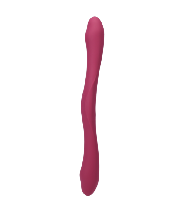 Doc Johnson Duet - Dubbel Eind Vibrator met Draadloze Afstandsbediening - Berry