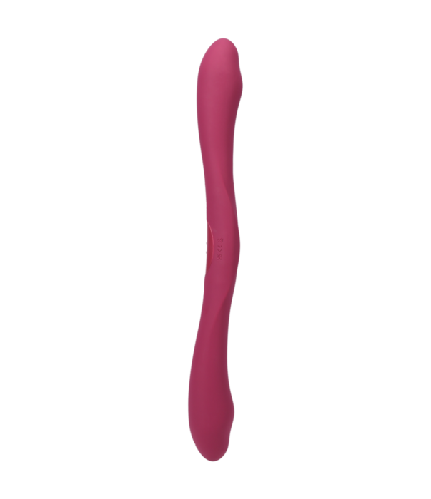 Doc Johnson Duet - Dubbel Eind Vibrator met Draadloze Afstandsbediening - Berry