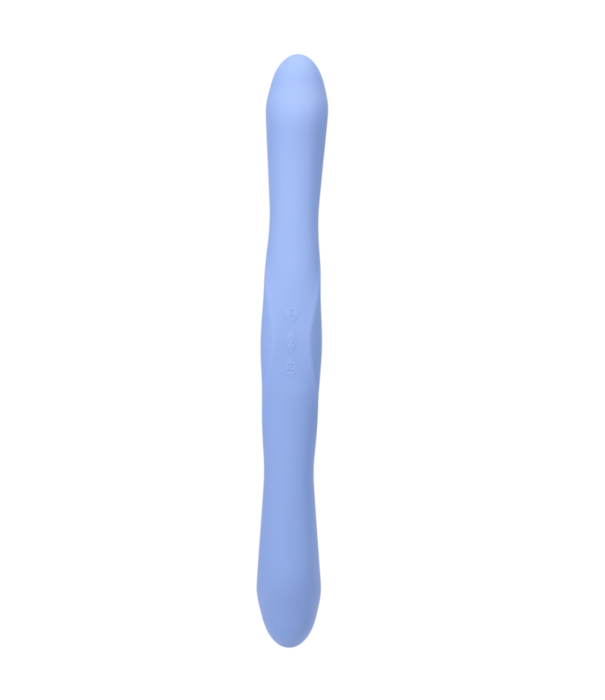 Doc Johnson Duet - Double Ended Vibrator met Draadloze Afstandsbediening - Periwinkle