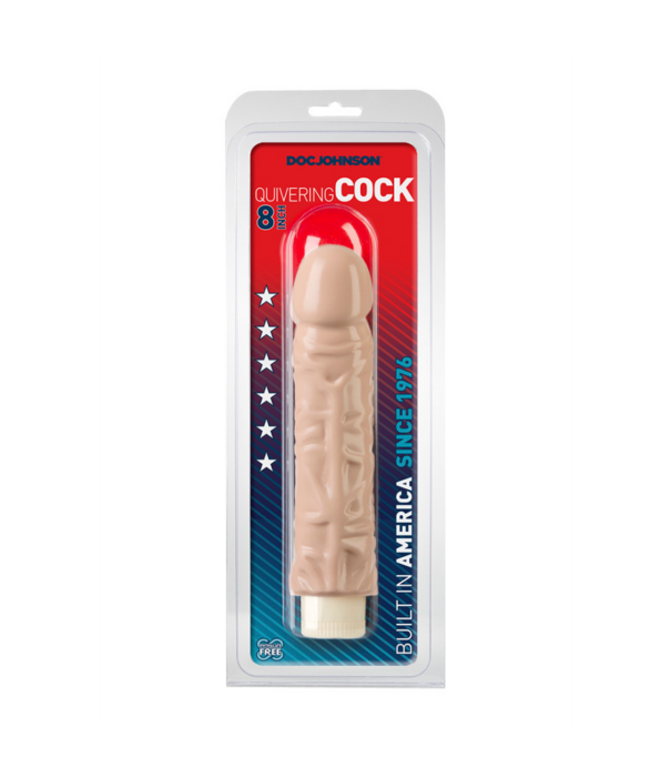 Doc Johnson Trillende Pik - Realistische Multispeed Vibrator - 8 / 20 cm