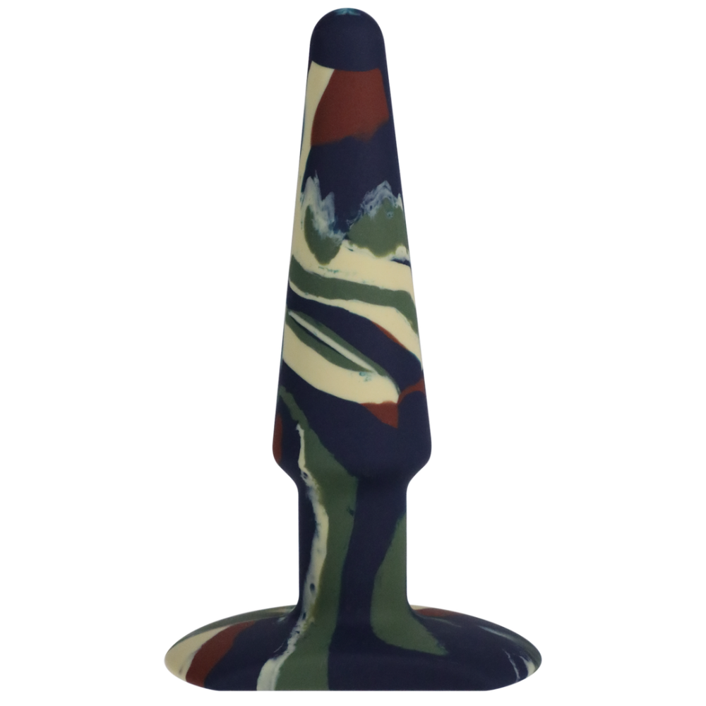 Doc Johnson Groovy - Silicone Anale Plug - 5 / 12 cm - Camouflage afbeelding