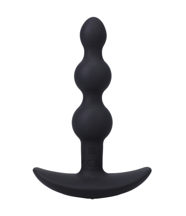 Doc Johnson Beaded Vibe - Silicone Anale Plug met Afstandsbediening