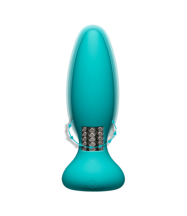 Doc Johnson Rimmer - Geavanceerde Silicone Anale Plug met Afstandsbediening