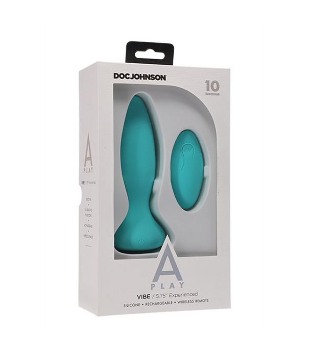 Doc Johnson Vibe - Geavanceerde Silikon Anale Plug met Afstandsbediening