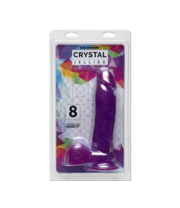 Doc Johnson Realistische Cock met Ballen - 8 / 20 cm