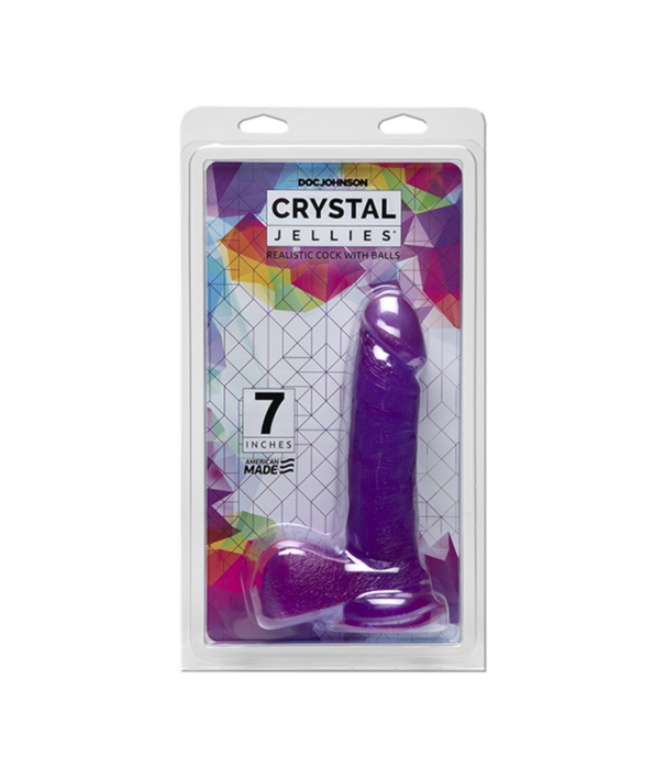 Doc Johnson Realistische Cock met Ballen - 8 / 20 cm