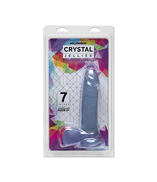 Doc Johnson Realistische Cock met Ballen - 7 / 18 cm