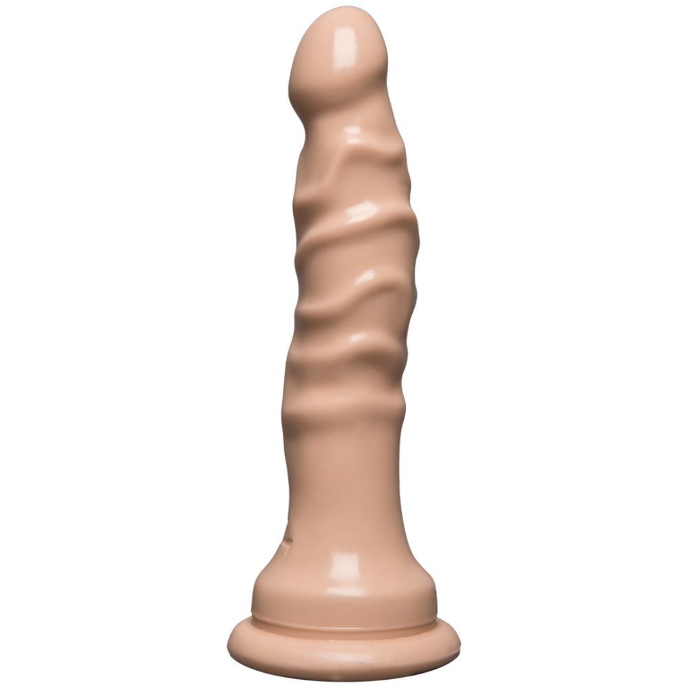 Doc Johnson Slimline Dong met Zuignap - 4,5 / 11 cm - Vanille afbeelding