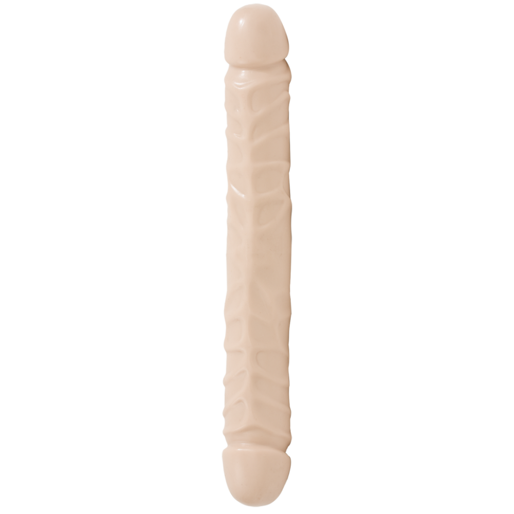 Doc Johnson Jr. Veined Double Header - Dildo met Dubbele Einden - 12 / 30 cm afbeelding