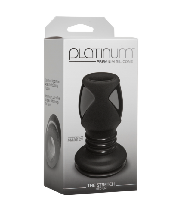 Doc Johnson De Stretch - Open-Tunnel Butt Plug - Medium