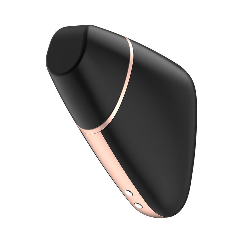 Satisfyer Love Triangle - Luchtpulserende Stimulator en Vibratie - Zwart afbeelding