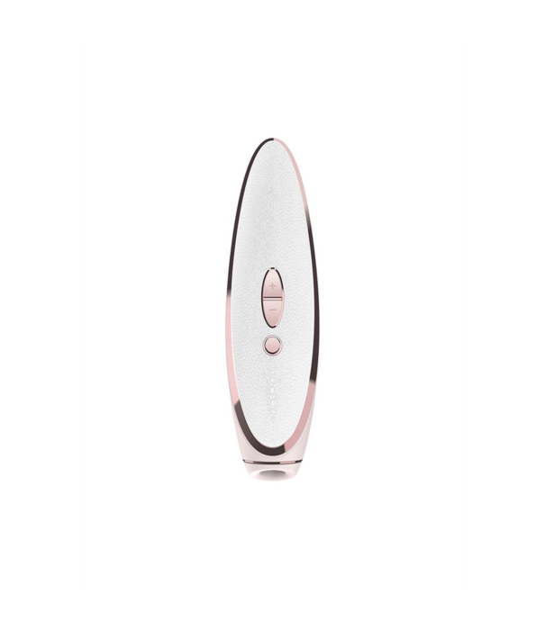 Satisfyer Prêt-á-Porter - Luxe Luchtpulser Stimulator en Vibratie - Wit/Roze Goud