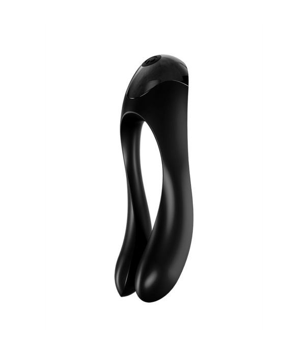 Satisfyer Candy Cane - Vinger Vibrator voor Intieme Zones - Zwart