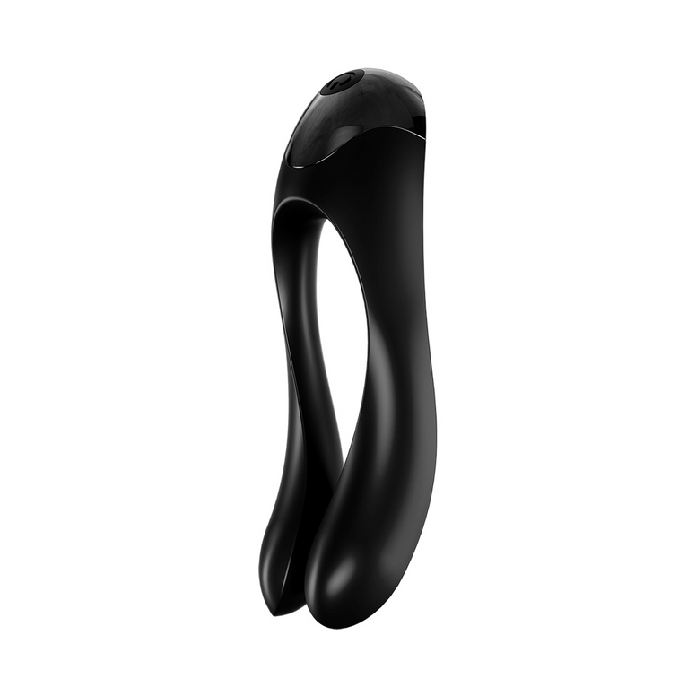Satisfyer Candy Cane - Vinger Vibrator voor Intieme Zones - Zwart afbeelding