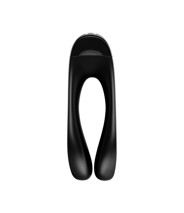 Satisfyer Candy Cane - Vinger Vibrator voor Intieme Zones - Zwart