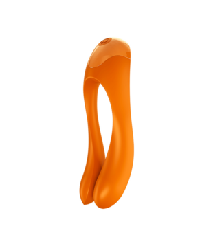 Candy Cane - Vinger Vibrator voor Intieme Zones - Oranje