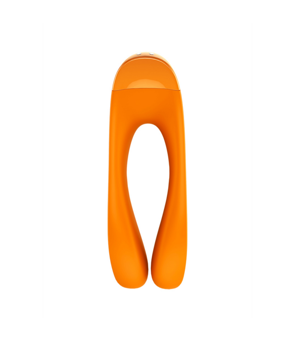 Satisfyer Candy Cane - Vinger Vibrator voor Intieme Zones - Oranje