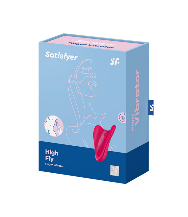 Satisfyer High Fly - Vinger Vibrator - Rood