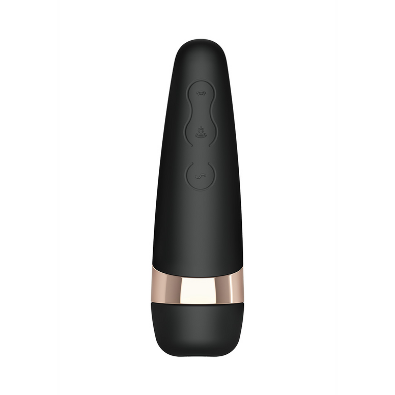 Satisfyer Pro 3Plus - Airpulse Stimulator en Vibration - Zwart/Goud afbeelding