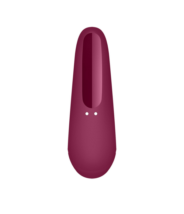 Satisfyer Curvy 1Plus - Air Pulse Stimulator en Vibratie - Roze Rood