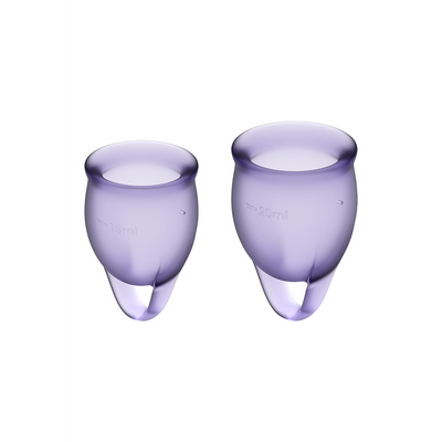 Satisfyer Voel je Zelfverzekerd - Menstruatiecup - Lila afbeelding