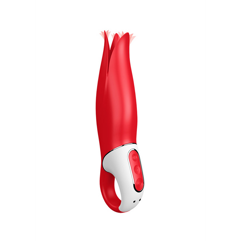 Satisfyer Power Flower - Classic Vibrator - Rood afbeelding