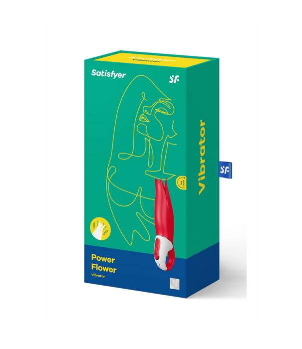 Satisfyer Power Flower - Classic Vibrator - Rood