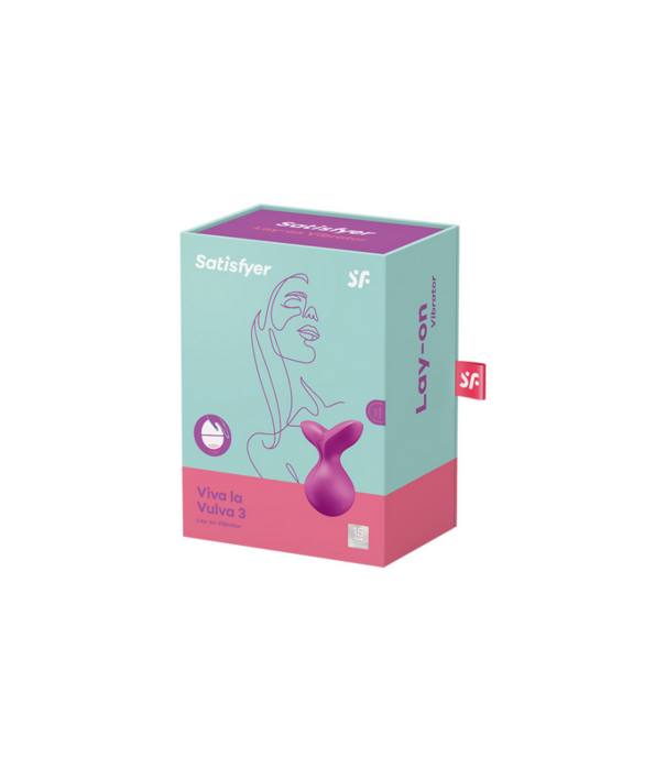 Satisfyer Viva la Vulva 3 - Lay-On Vibrator - Violet