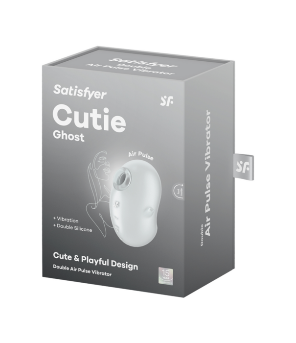 Satisfyer Cutie Ghost - Air Pulse Vibrator - Wit