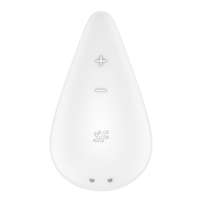 Satisfyer Dew Drop - Lay-on Vibrator - Wit afbeelding