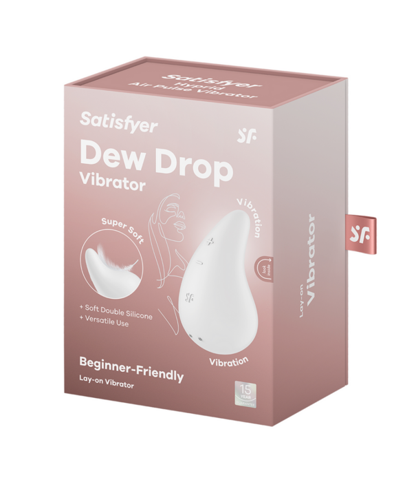 Satisfyer Dew Drop - Lay-on Vibrator - Wit