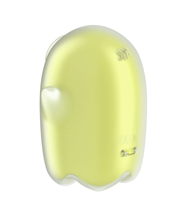 Satisfyer Glowing Ghost - Glow in the Dark - Dubbele Air Pulse Vibrator - Geel