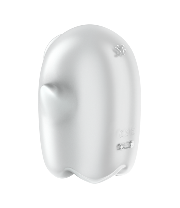 Satisfyer Glowing Ghost - Glow in the Dark - Dubbele Air Pulse Vibrator - Wit