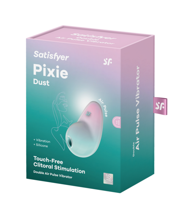 Satisfyer Pixie Dust - Clitorale Stimulator - Mint/Roze