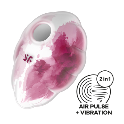 Satisfyer Cloud Dancer - Rode Print afbeelding