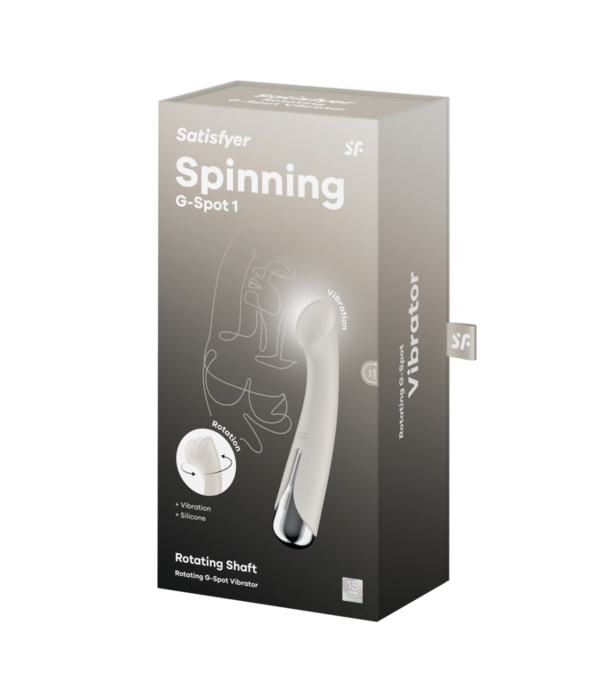 Satisfyer Spinning G-Spot 1 - Rotating G-Spot Vibrator - Beige