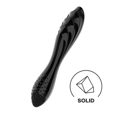 Satisfyer Dazzling Crystal 1 - Glazen Dildo - Zwart afbeelding